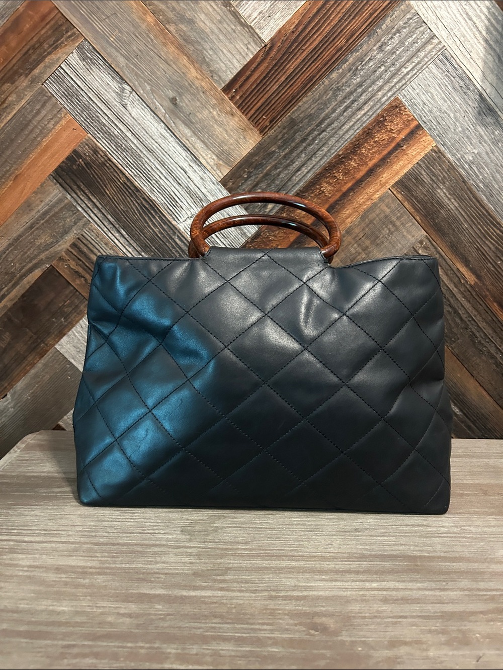 Vintage Chanel Quilted Tote Bag - Picture 3 of 8